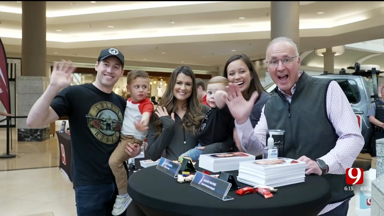 News 9 Team Holds Severe Weather Expo At Penn Square Mall