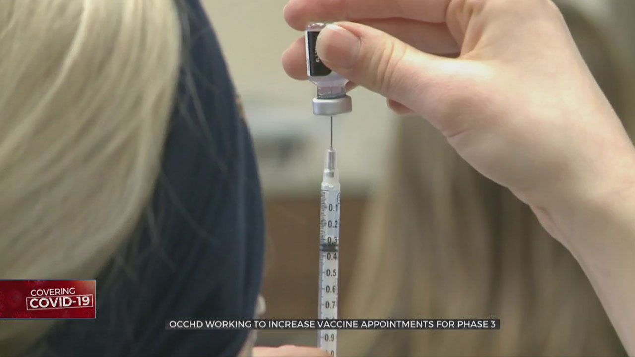 OCCHD Working To Increase Vaccine Appointments For Phase 3