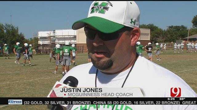WATCH: Bishop McGuinness Looking For Balance On Offense