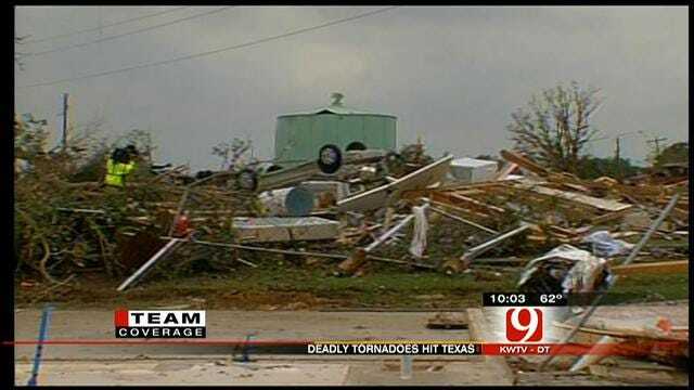 News 9's Michael Konopasek Tours North Texas Tornado Destruction