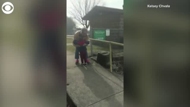 WATCH: Boy Hugs Grandmother After She Gets Vaccinated