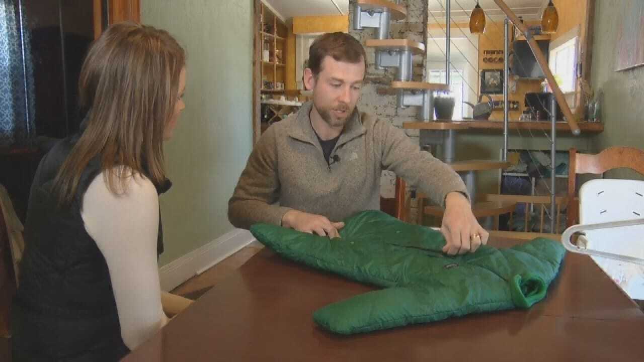 Dad Designs Sleeping Bags For Babies