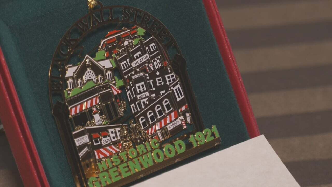 Tulsa Artist Features Black Wall Street On Christmas Ornament Design