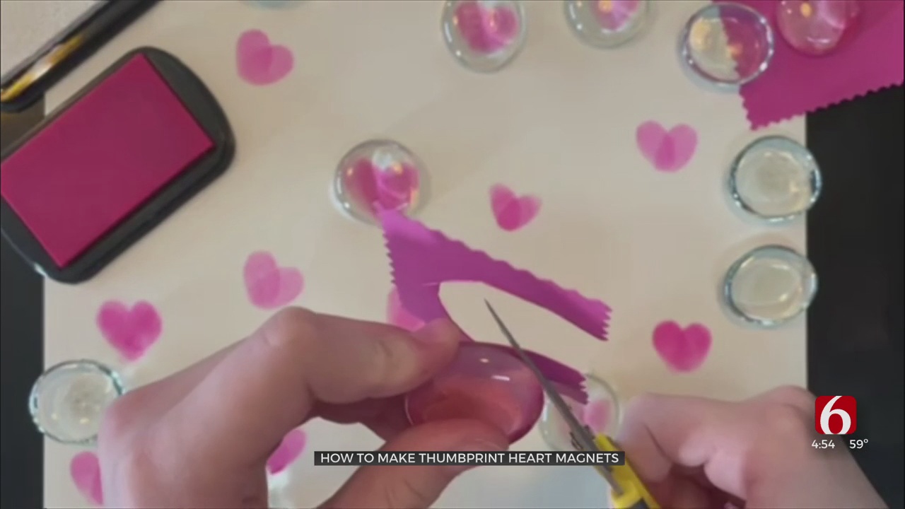 Watch: How To Make Thumbprint Heart Magnets With Courtnay Grider
