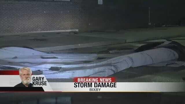 News On 6's Gary Kruse Reports On Bixby Storm Damage