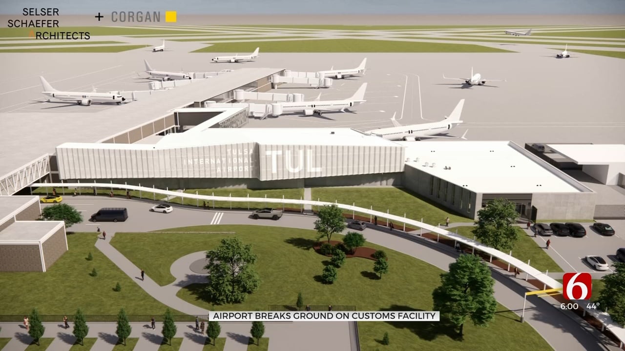 Tulsa International Airport Breaks Ground On Customs Processing Facility