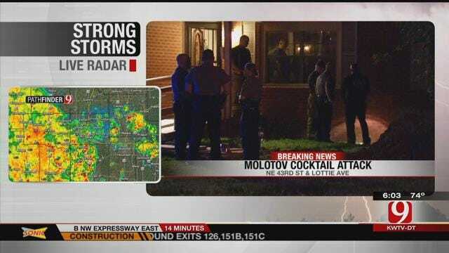 Investigators: Molotov Cocktail Started NE OKC House Fire