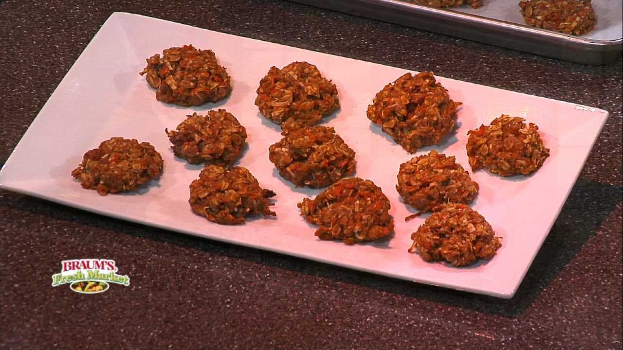 Carrot-Coconut Oatmeal Cookies