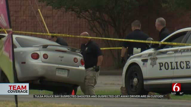 Tulsa Police: Suspected Shooter, Suspected Getaway Driver In Custody