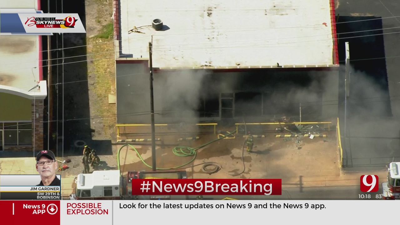 Firefighters Knock Down Commercial Building Fire In SW OKC 