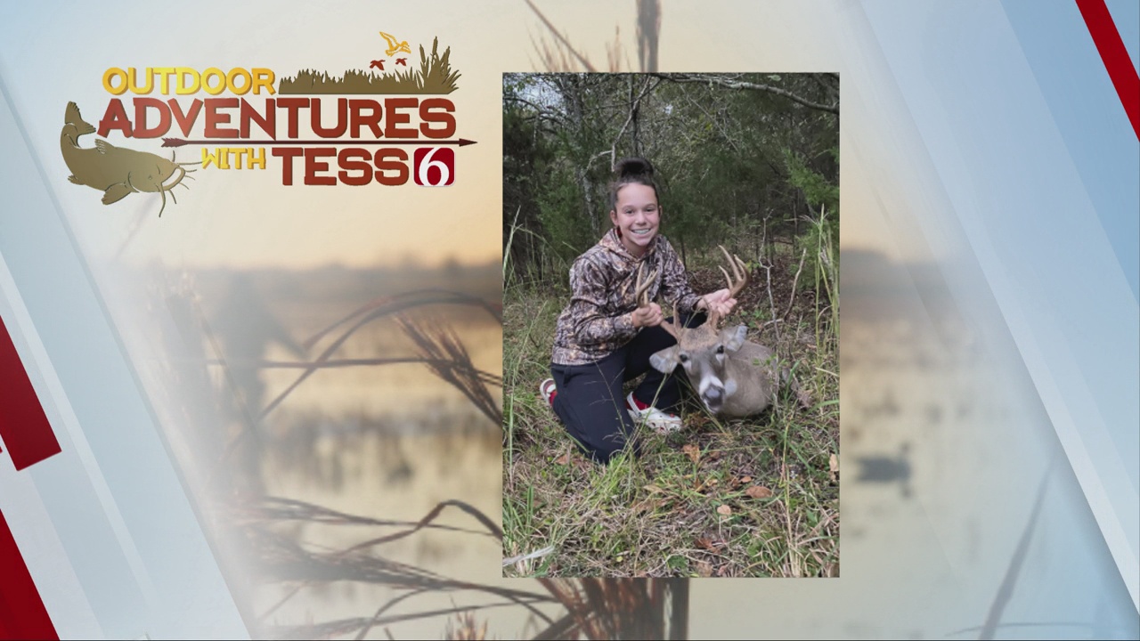 Watch: Kinley With Her 9-Point Buck