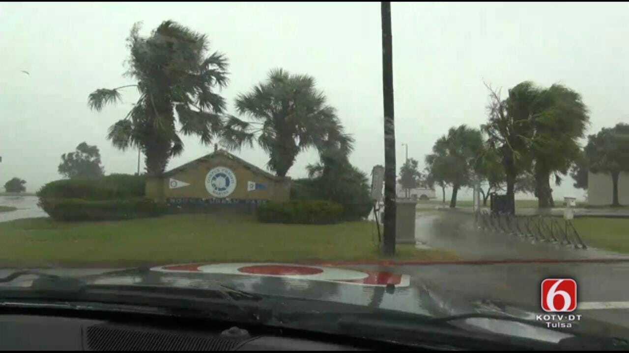 WEB EXTRA: Storm Tracker Tom Pastrano In Corpus Christi Before Landfall
