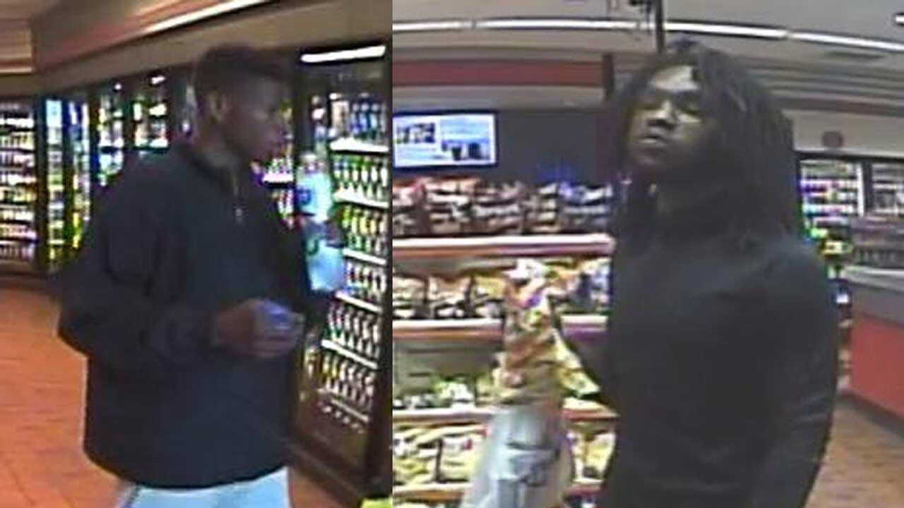 Owasso PD Searching For 2 Suspects In Stolen Credit Card Case