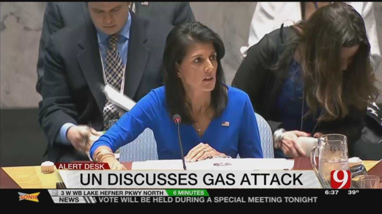 UN Discusses Gas Attack