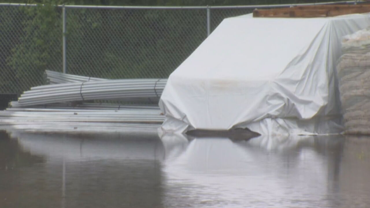 Locust Grove Community Deals With Business, Road Floods