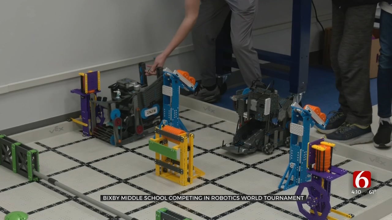 Bixby Middle School Robotics Team To Compete In World Tournament In Dallas