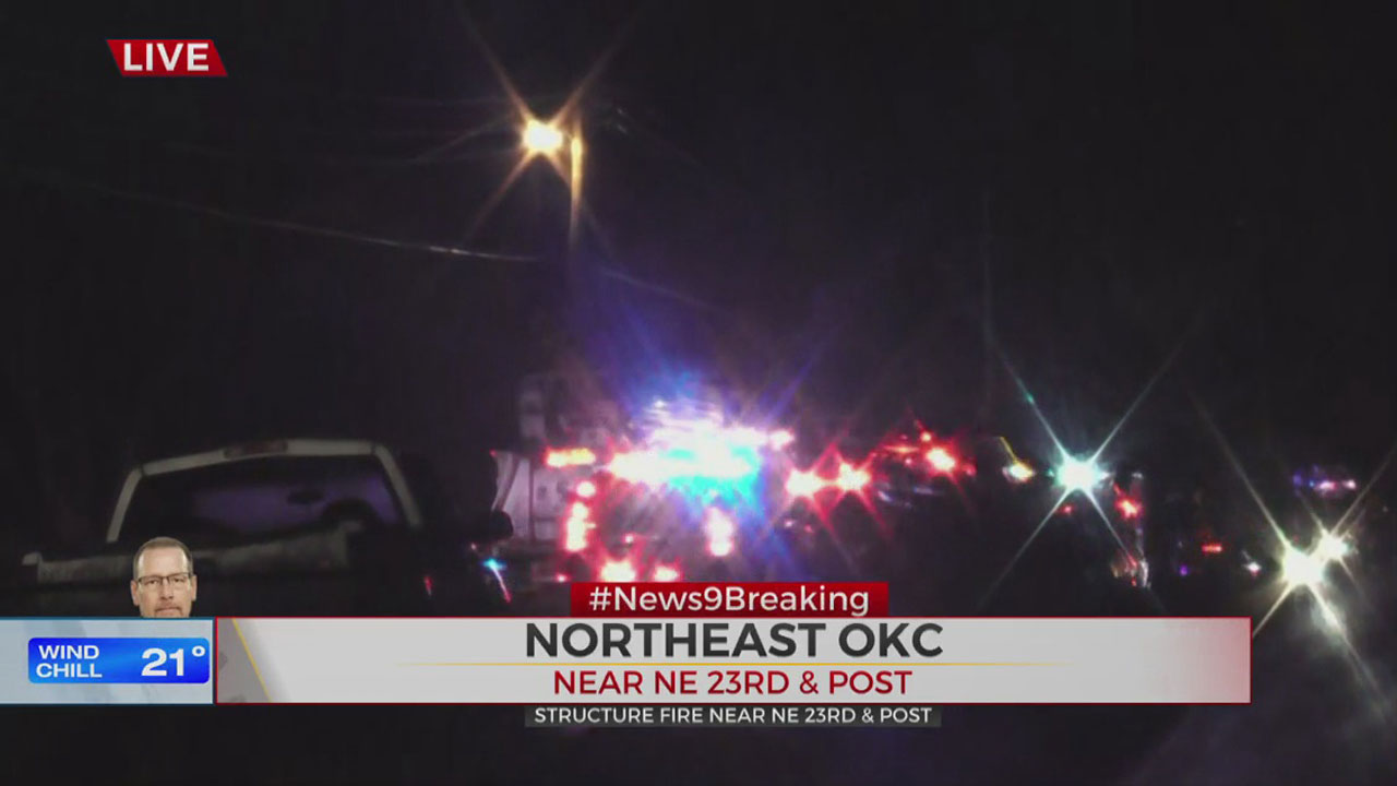 Firefighters Knock Down Vacant Structure Fire In NE OKC 