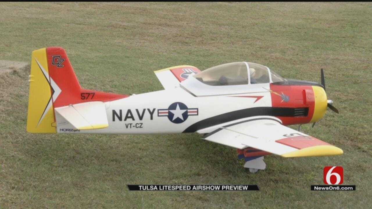 Styrofoam Planes Take Flight At Tulsa Airshow