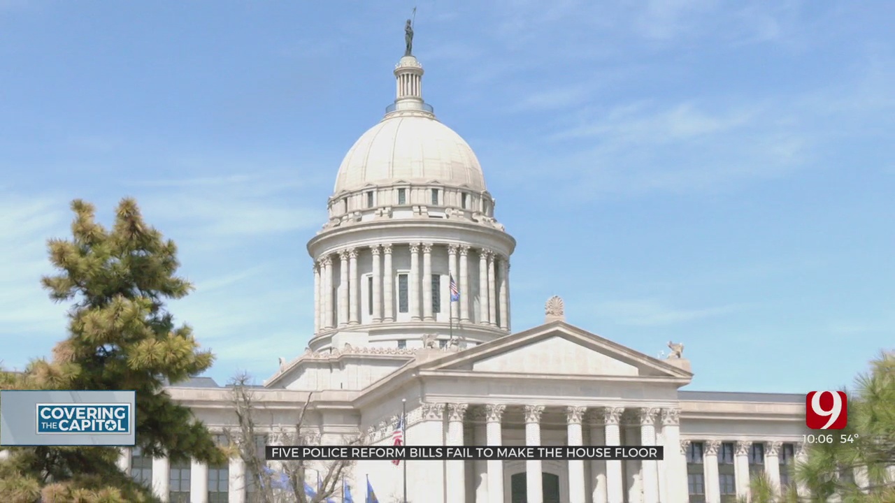 Police Reform Bills Fail In Oklahoma House Of Representatives 