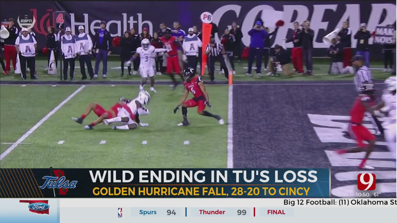 Wild Finish In TU's Loss To Cincy