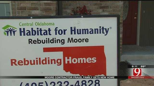 Family's Home Rebuilt In Moore After Problems With Previous Contractor