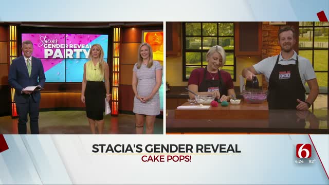 Watch: Amber & Brooks Help News On 6's Stacia Knight Reveal Baby's Gender