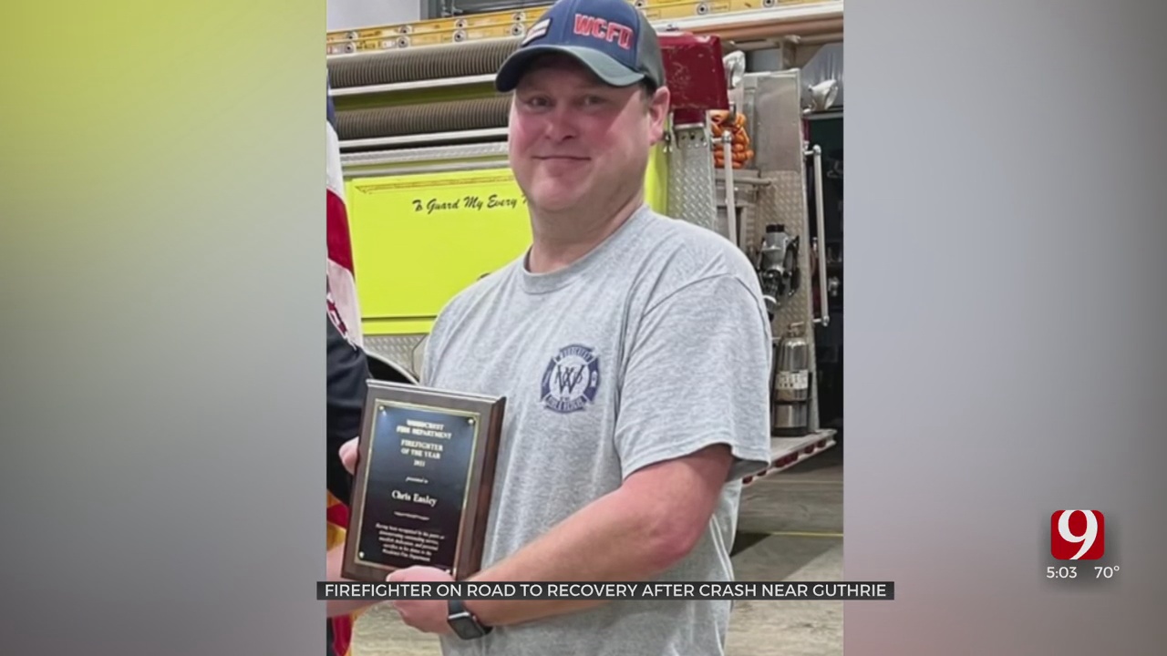 Woodcrest Firefighter On Road To Recovery After Crash