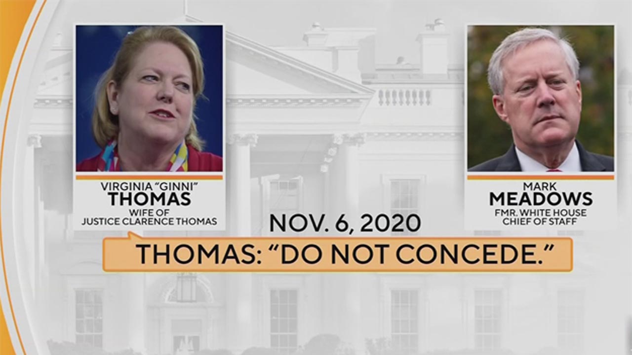 Released Texts Reveal Conversation Between Virginia Thomas, Trump Chief Of Staff To Overturn 2020 Election