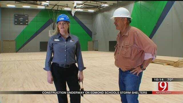 Construction Underway On Edmond Schools Storm Shelters