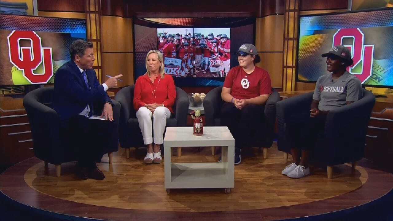 Oklahoma Softball Team Wins Big 12 Title, Visits With Dean Blevins