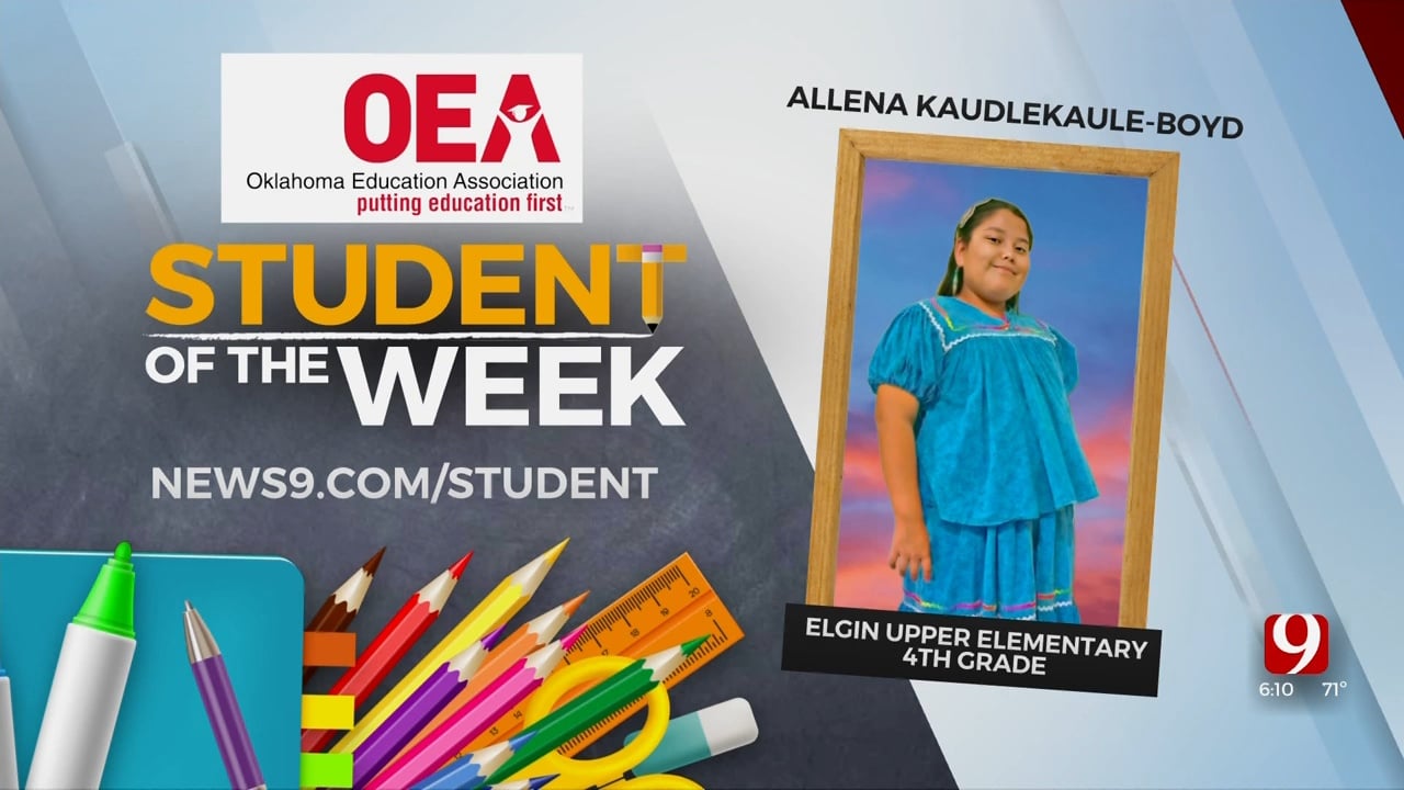 Student Of The Week: Allena Kaudlekaule-Boyd