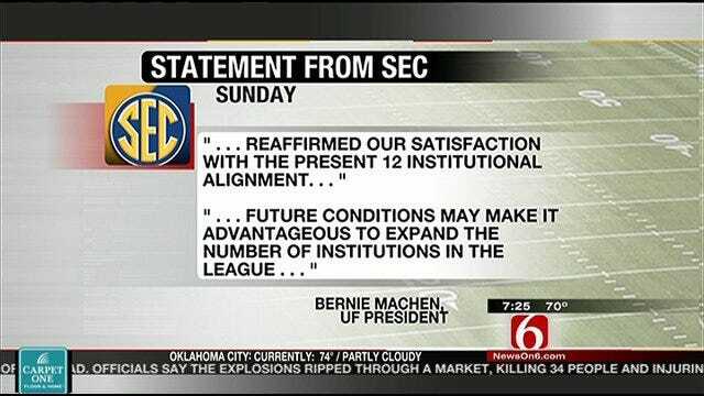 SEC Denies Entry Of Texas A&M To SEC