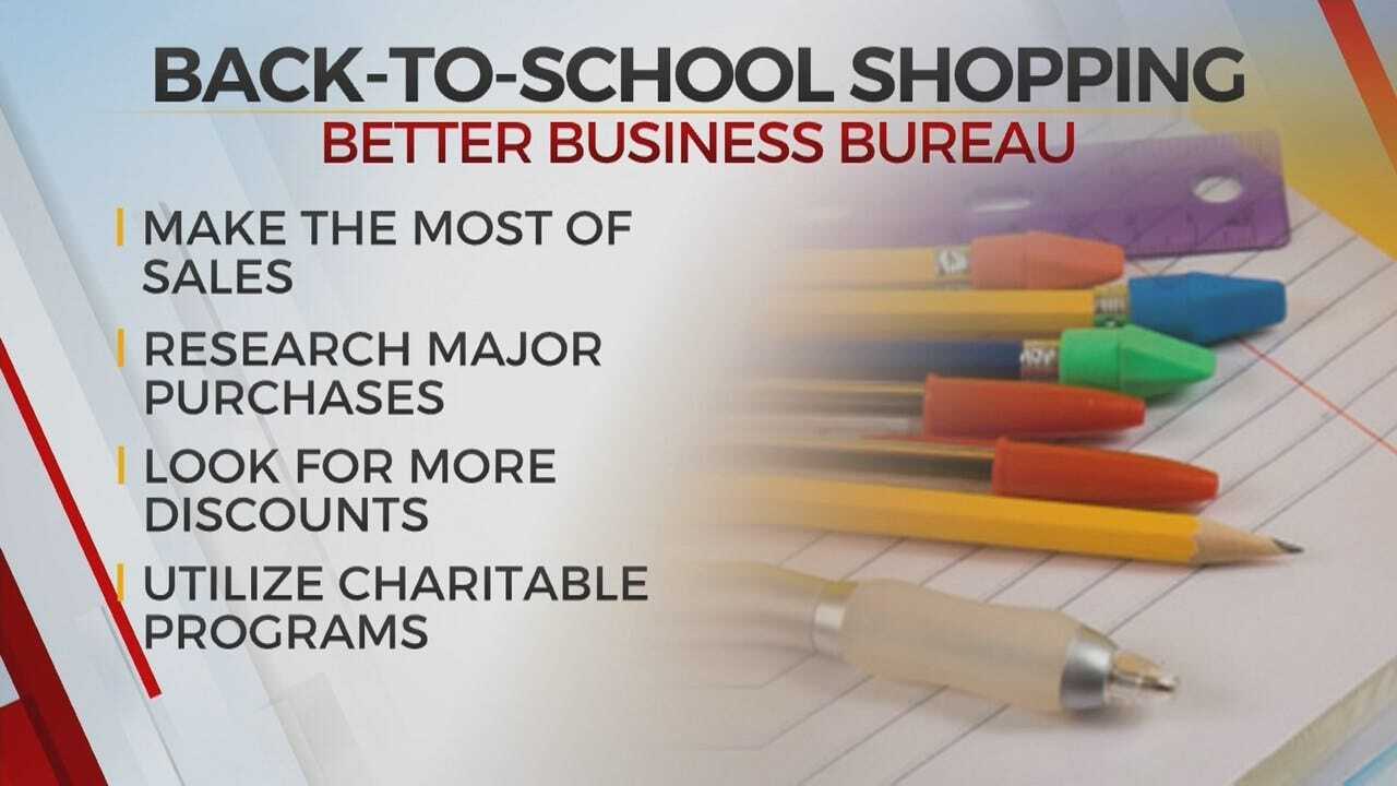 Back To School Shopping Tips From Tulsa Better Business Bureau