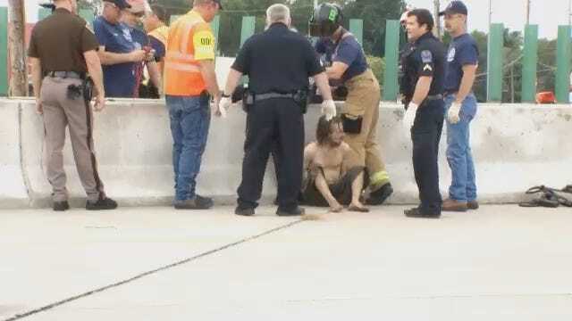 WEB EXTRA: Video From Scene Of The Arrest Of James Alexander At I-44 And Garnett
