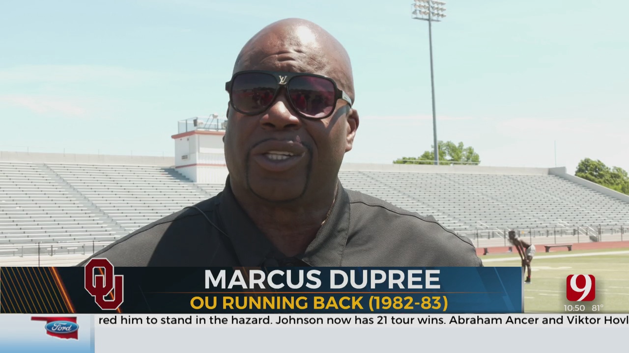 Former Sooner Running Back Marcus Dupree Talks At Tulsa McClain