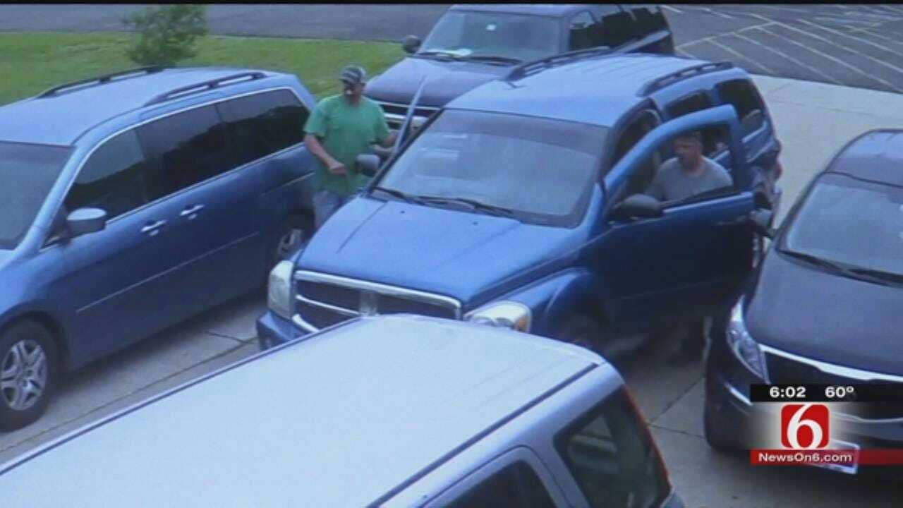 Burglars Caught On Tape In East Tulsa Church Parking Lot