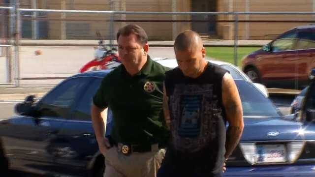 WEB EXTRA: Deputies Walking Anthony Wallen Into The Wagoner County Jail