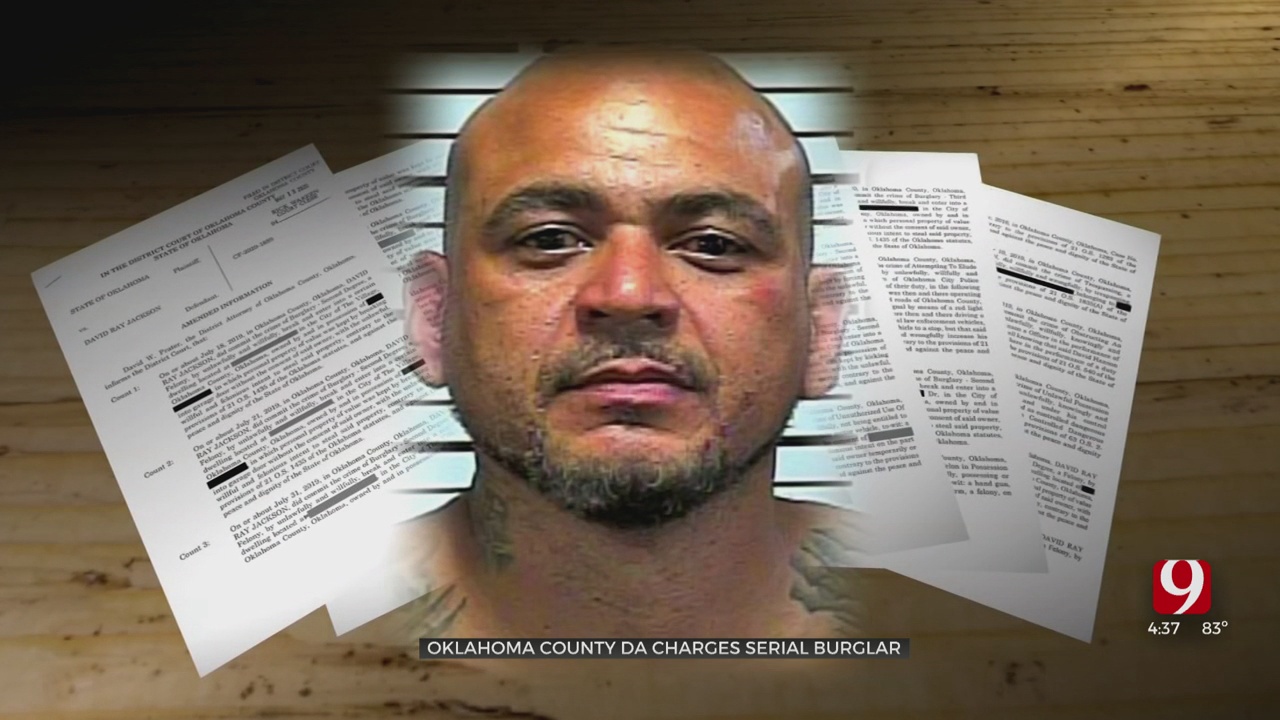 Man Faces 32 Burglary Charges In Oklahoma County