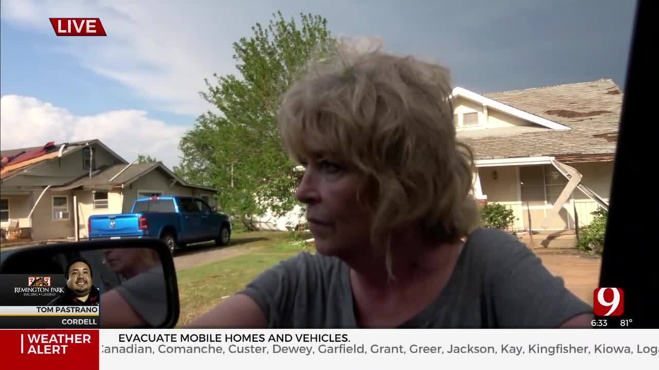 Cordell Resident Describes Tornado Damage To David Payne