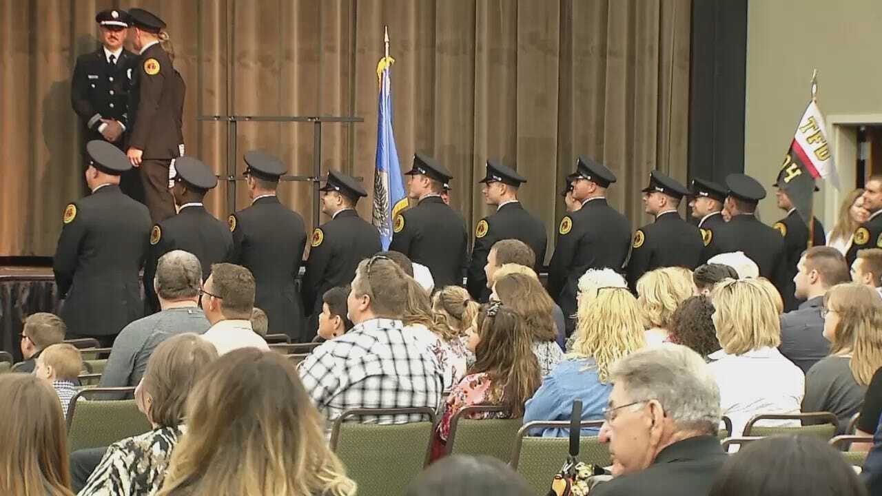 WEB EXTRA: Video From Tulsa Fire Academy Graduation Ceremony
