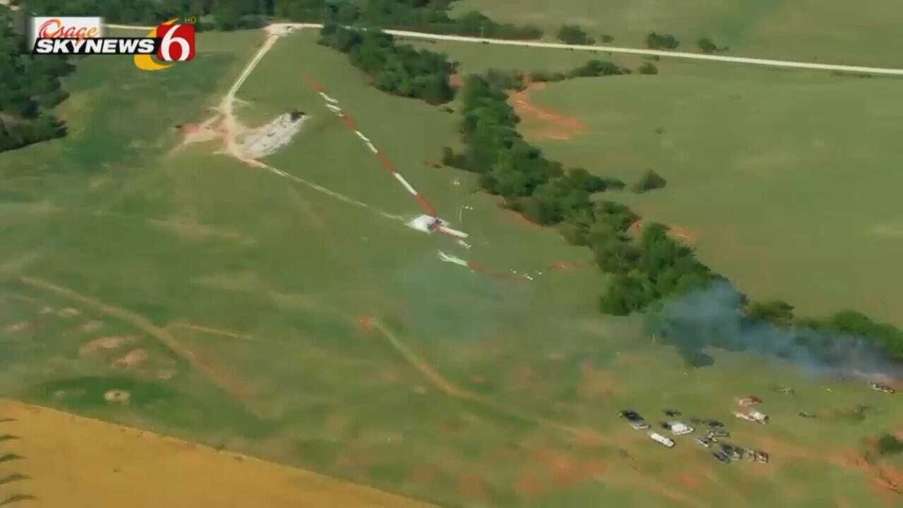 WEB EXTRA: Video From Osage SkyNews 6 Of The Crash Site