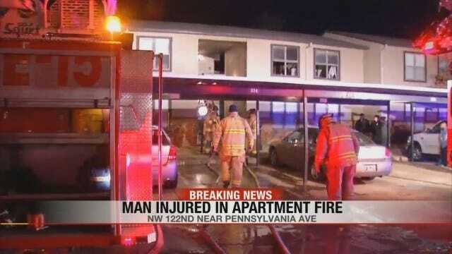 Firefighters Rescue Man From Northwest OKC Apartment Fire