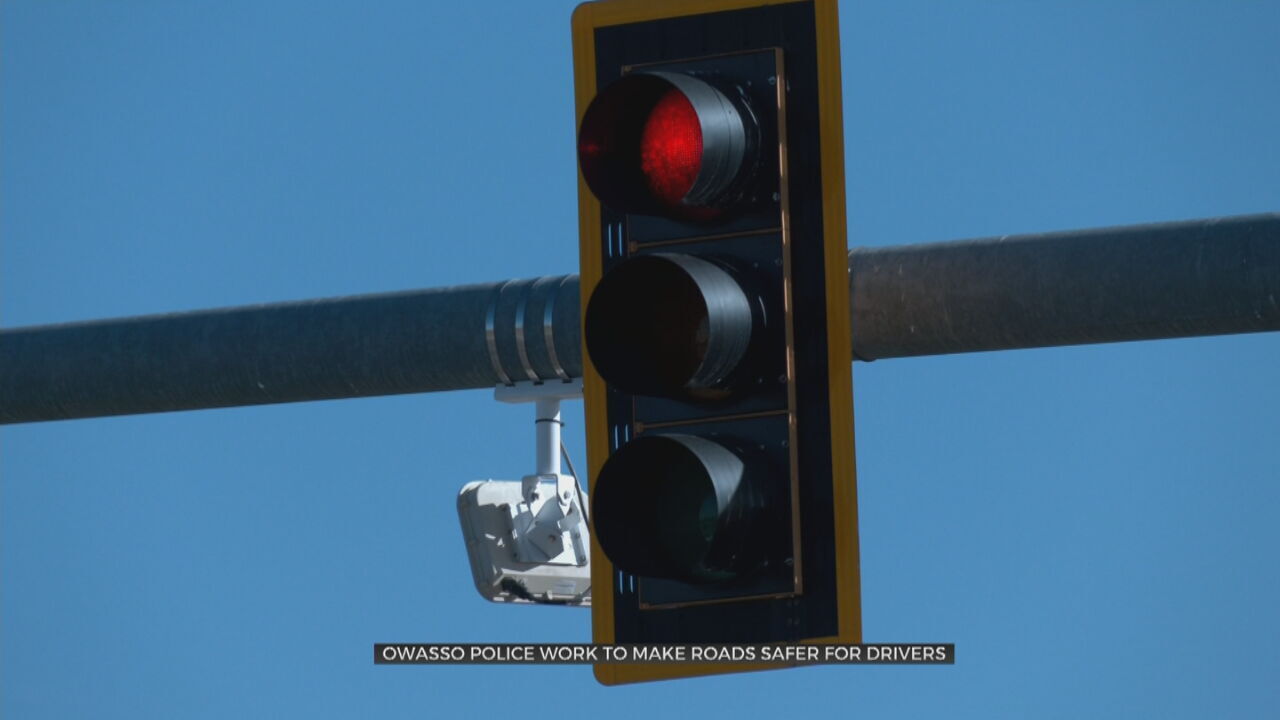 Owasso Police Department Cracks Down On Driver Running Red Lights 