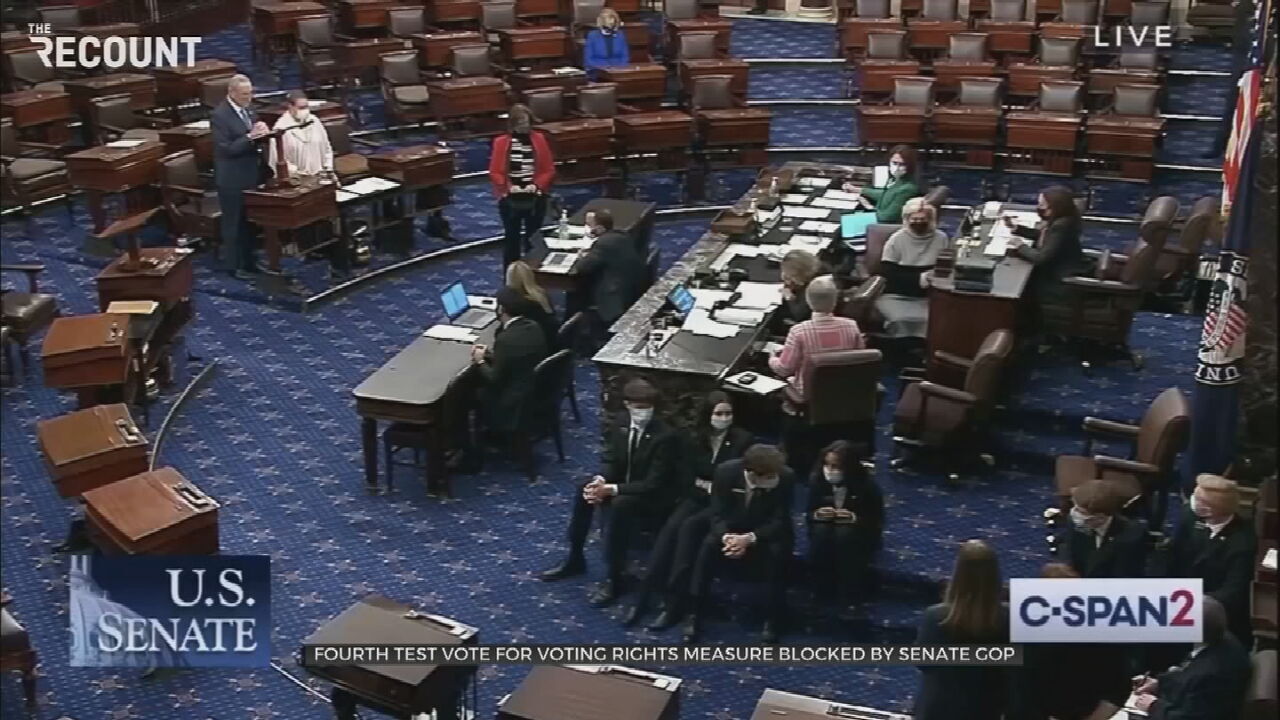 Senate Democrats Again Fail To Overcome GOP Opposition To Voting Rights Bill