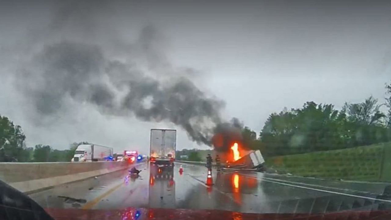 Fiery Crash Closes Portion Of The Will Rogers Turnpike 
