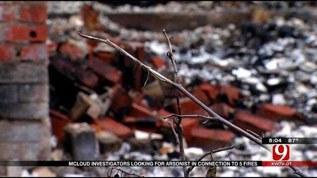 McLoud Investigators Look For Arsonist In Connection To Five Fires