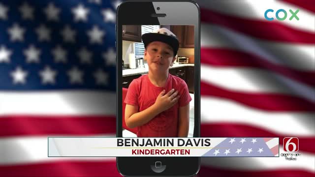 Daily Pledge: Kindergartener Benjamin Davis