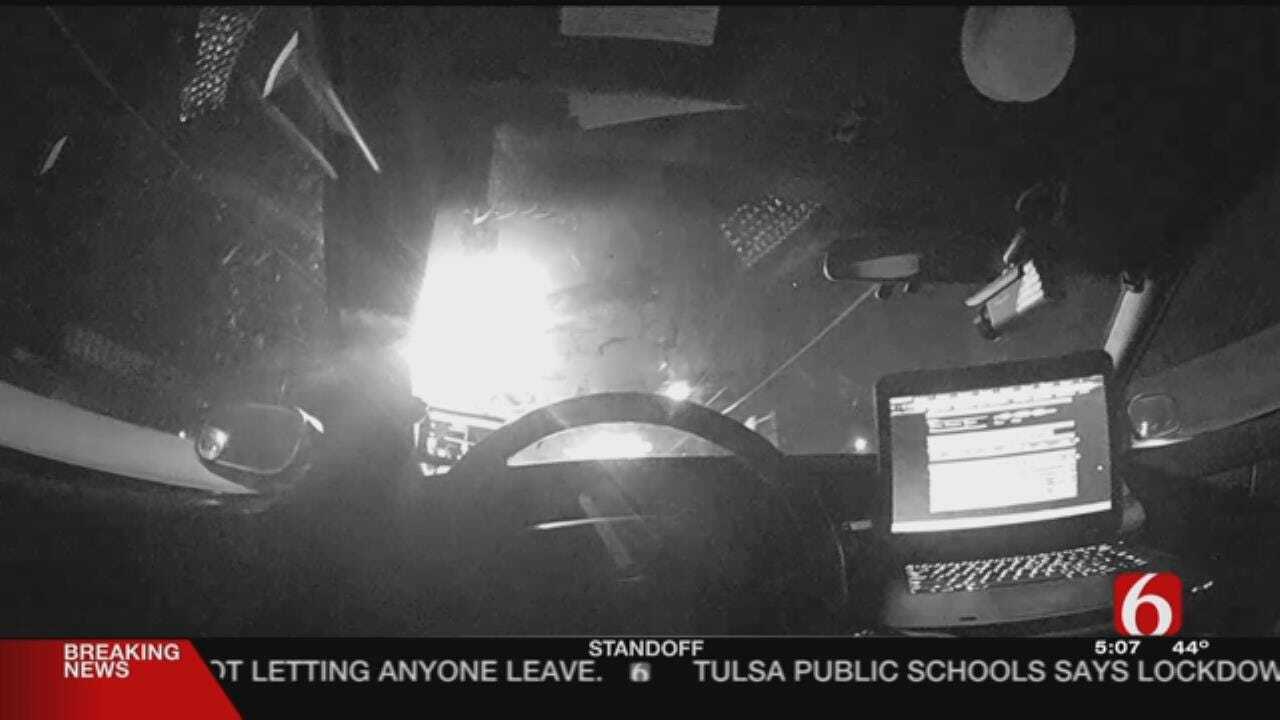 Video Released Of Crash Involving Tulsa Police Officer