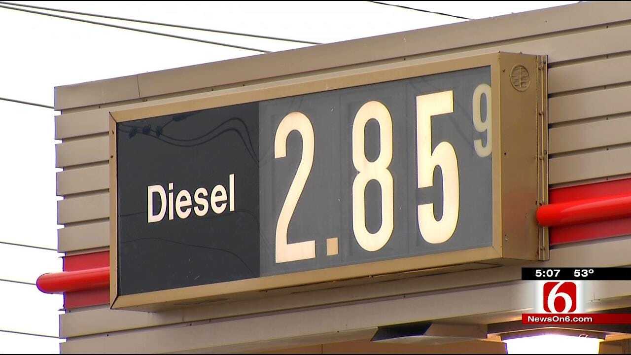 Diesel Prices Slowly Falling At Oklahoma Gas Stations