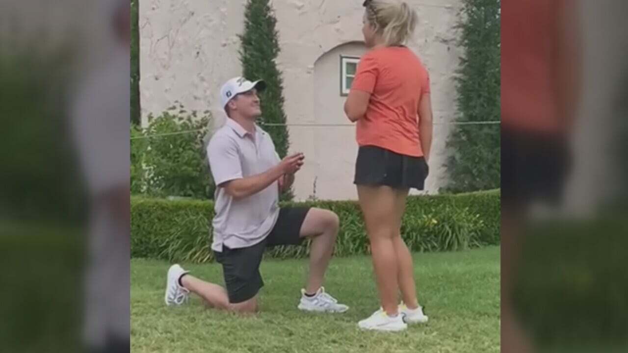 Love 'Birdies': Broken Arrow Couple Gets Engaged At PGA Championship